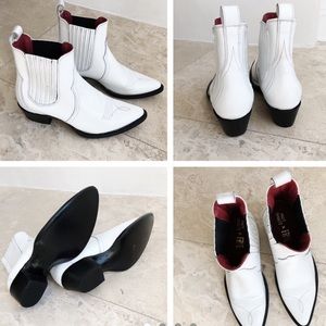 Frye White Cowboy Boots